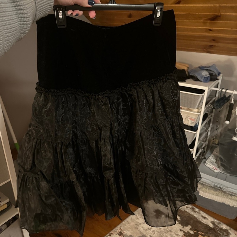 Killstar Women’s XXL drop waist black petticoat